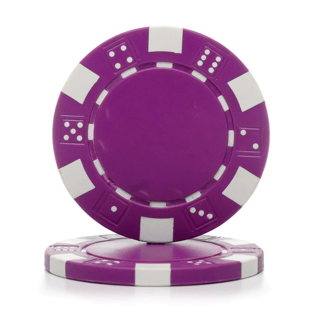 11.5 Gram Dice Rim Poker Chips (25/Pkg) | Casino Supply